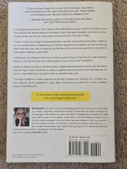 The High 5 Habit by Mel Robbins Hardcover Self-Help Book Personal Growth 2021