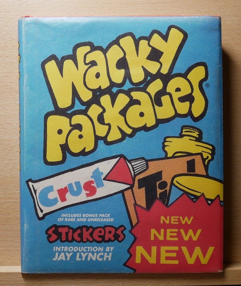 WACKY PACKAGES BY TOPPS HARDCOVER BOOK 2010 NO STICKERS! THEY GO BYE BYE