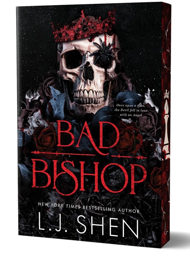 Bad Bishop Deluxe Edition L.J. Shen Paperback Sprayed Edges Society of Villains