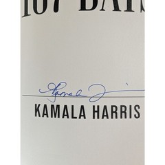 Kamala Harris SIGNED Book 107 Days Vice President FIRST EDITION Hardcover New