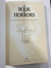A Book of Horrors- Stephen Jones- HC 2012 PS Publishing- Signed Ltd #753