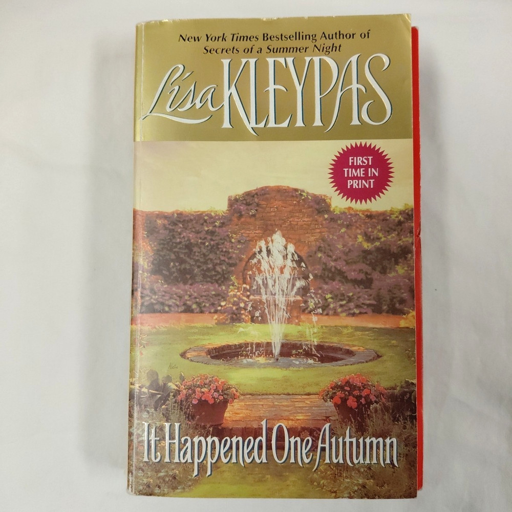 It Happened One Autumn by Lisa Kleypas PB w/ Stepback Wallflowers #2 Avon