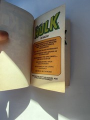 1979 LEE PRESENTS THE INCREDIBLE HULK POCKET BOOK PAPERBACK #2 NICE