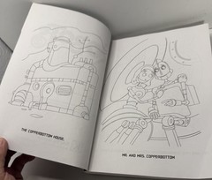 2005 Robots The Movie Coloring & Activity Book By Kappa With Stickers