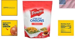 French’s Crispy Onions – 24 oz Bag for Green Bean Casseroles^-