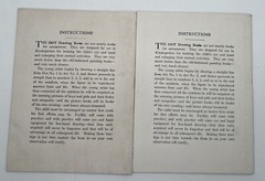 Vintage 1930 Big Box Dot to Dot Drawing Books 10 Set Platt & Munk No 161 MCMXL