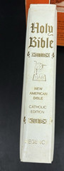 Vtg Regency Family Bible 1978 Padded White Cover Box Registry Section Gold Edged