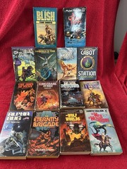 Mixed Lot of 41 Vintage Science Fiction Sci-Fi Fantasy Paperbacks