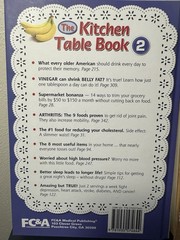 FC&A Medical Publishing Kitchen Table Book 1 & 2 Hardcover Lot 2 Home Remedies