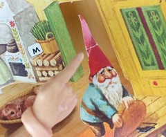The Pop-Up Book of Gnomes ©1979 Vintage Abrams English Translation Cottagecore