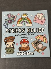 Lot of 4 Bold & Easy Coloring Books – Good
