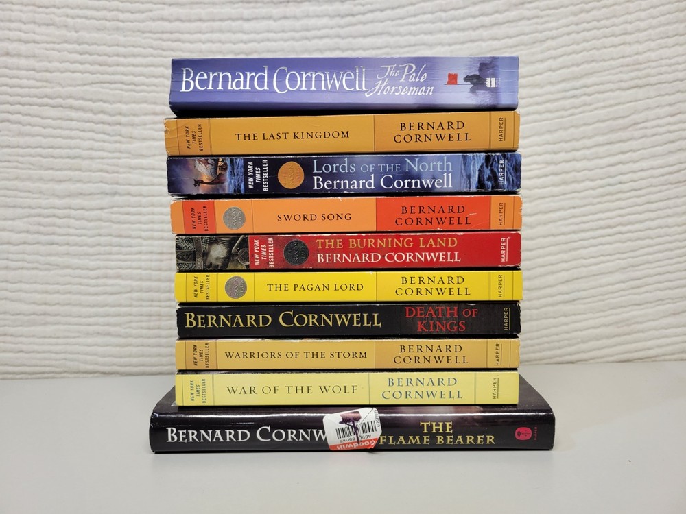 Lot of 10 The Last Kingdom Series Saxon Books by Bernard Cornwell PB/HC L1