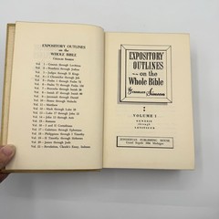 1955 Simeon Expository Outlines Bible Zondervan Hardcover Choose Your Own Bundle