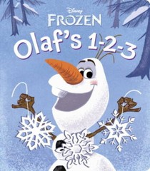 Olaf’s 1-2-3 (Disney Frozen) (Glitter Board Book) – Board book – GOOD