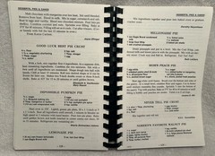 Vtg. Cookbook A Taste Of Perry County IN 212 Pages Of Recipes With Index