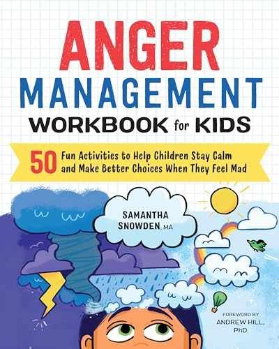 Anger Management Workbook for – Paperback, by Snowden MA Samantha – Very Good y