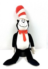 Dr Seuss Beginner 8 Hardcover Books Bundle + 21” Kohl’s Cat in the Hat Plush EUC