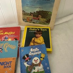 Vintage Childrens Books 11pc Disney Winnie Pooh Little Golden Tell-a-Tale Fair