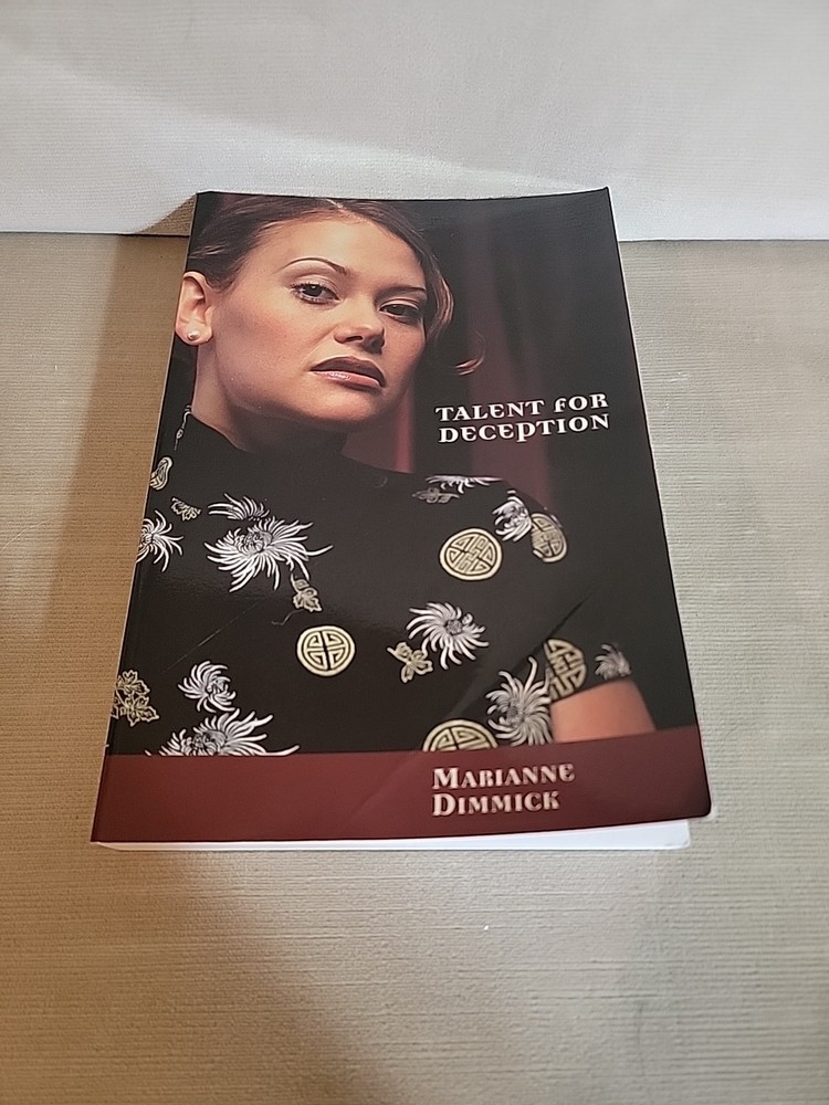 Talent for Deception, Dimmick, Marianne Signed Paperback Flaws In Photo
