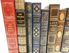 9 Easton Press Classic Books ~ Leather Bound Gold Gilt Crisp