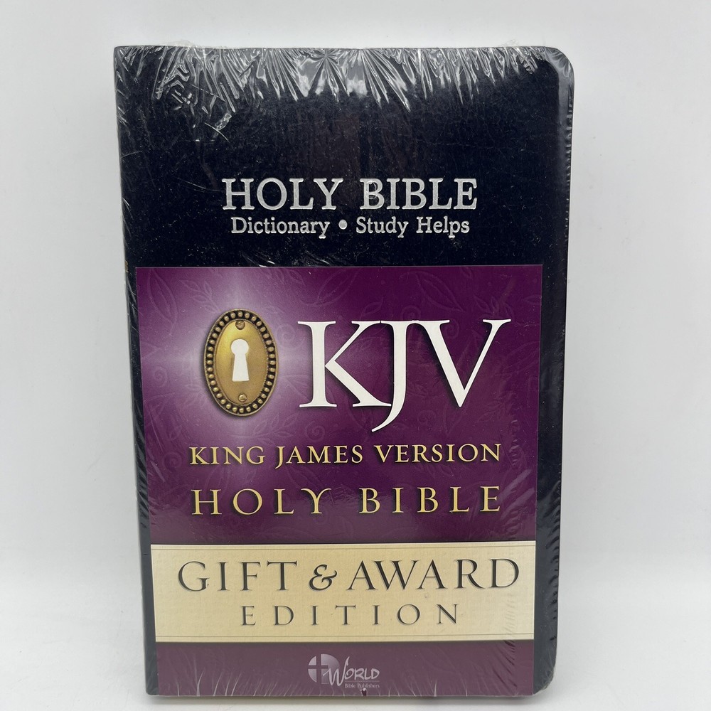 KJV Gift and Award Bible – Imitation Leather By Thomas Nelson Navy With Silver