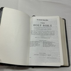 Scofield Holy Bible Red Letter Concordance Study System KJV Oxford 291RL Black
