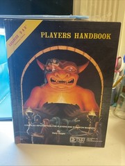 Advanced Dungeons and Dragons Players Handbook HC 6th Printing 1980 TSR VG/NM