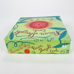 Power Thought Cards- Louise Hay, 64 card deck- Positive Affirmations 4″x4″