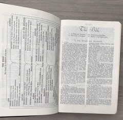 Unmarked 1971 KJV Dickson New Analytical Indexed Bible; Black Leather Thumb Tabs