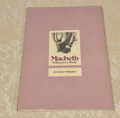 MACBETH A RESOURCE BOOK by Joan D. Berbrich – Amsco R 484 W Paperback 1988
