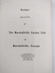 Marshallville Recipes Past And Present Paperback 367 Pages Copyright 1986