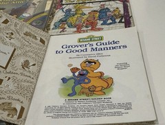 Lot Little Golden Book CTW Sesame Street Big Bird Elmo Grover Bunny Hop Oscar