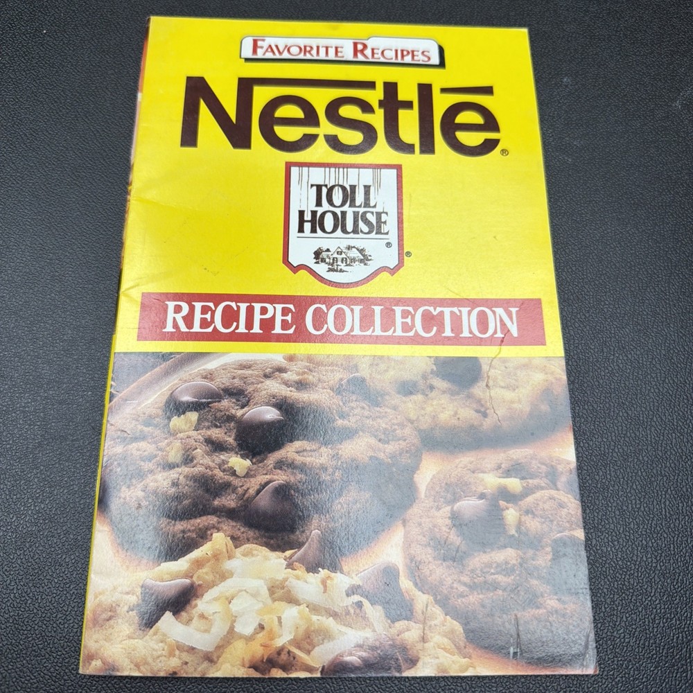 Nestle 1987 Recipe Book 32 Pages Cookies Pies Cakes Candies