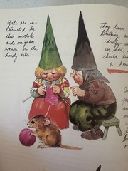 Gnomes Huygen Poortvliet 1979 1st PB printing art fairy fantasy VTG forest draw