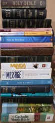 Lot of 5 Bibles NIV KJV KING James Wide Variety MIX UNSORTED