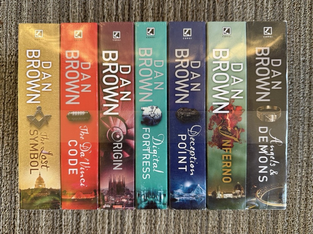Robert Langdon Series Collection (7) Books Paperback Set – Fiction – Dan Brown