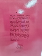 Solomon Bible Study Guide By Charles R. Swindoll NOS 1986 Religion Scriptures