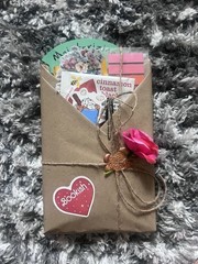 Blind date with a book gift set page-turner with extras tony moly face mask