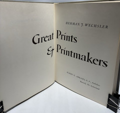 Great Prints & Printmakers by Herman Wechsler, 1967 1st Edition, Harry N. Abrams