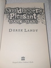 Derek Landy Skulduggery Pleasant Dark Days Fantasy Magic Famous 8th print 2010s