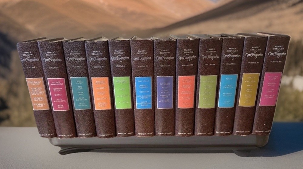 Reader’s Digest Complete Book Set 1-12 Family Treasury of Great Biographies 1stE