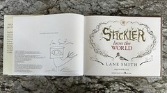 Lane Smith – Stickler Loves the World SIGNED 1st Edition