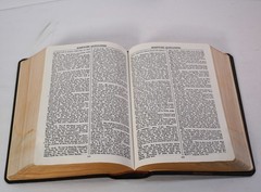 The System Bible Study Enlarged Edition Gilded Maps Black Morocco Leather Vtg