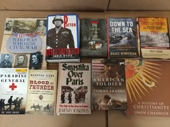 Lot of 5 History US World Europe American Europe Ancient War Book MIX UNSORTED