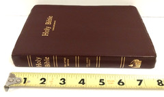 Holy Bible Concordance KJV Red Letter 1973 Burgandy Word Aflame Press