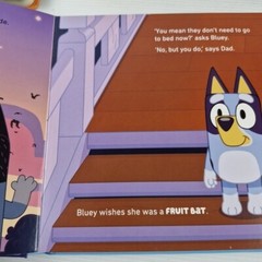 Bluey 4 Book Bundle The Creek, The Beach, Fruit Bat, Bob Bilby Hardcover