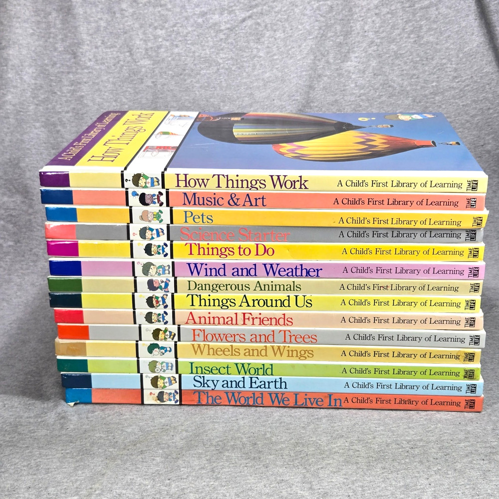 1990s Time Life: A Child’s First Library of Learning Hardcover Books Lot Of 19