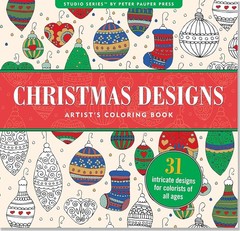 Christmas Designs Coloring Book Adult Coloring Book 31 Coloring Pages