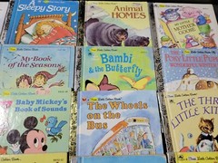 Lot Of 10 First Little Golden Book Mix Unsorted Free Shipping
