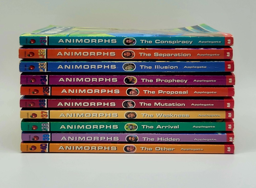 Animorphs Books 31 – 40 Paperback Set – K. A. Applegate – PB – Good